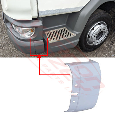 1001090-11 - FRONT BUMPER - CORNER - L/H - DAF LF EURO 6