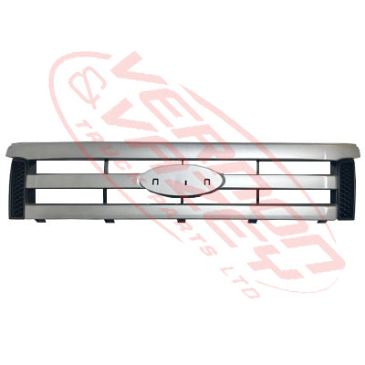 2588299-00 - GRILLE - WITH SILVER GREY MOULDING - FORD RANGER PX 09/2011 - 5/2015
