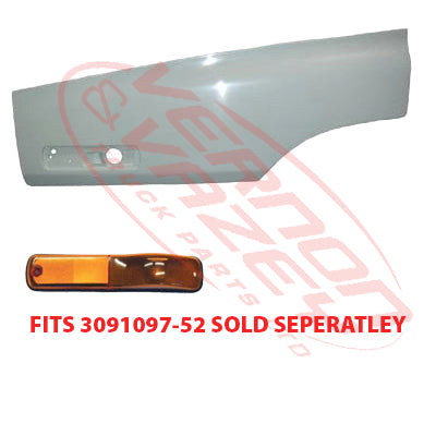 3081011-1 - FRONT DOOR LOWER GARNISH - L/H - 1997- - ISUZU GIGA CVR/CXZ/CXM/EXR 1997-