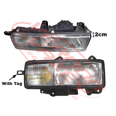 3080094-1 - HEADLAMP - L/H - SINGLE - ISUZU CXZ/CVR/EXR 1984-96
