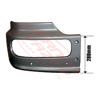 3576091-21 - FRONT BUMPER END - LOW CAB - L/H - MERCEDES BENZ ATEGO