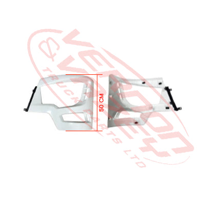 3788291-01 - FRONT BUMPER END - L/H - 50CM HIGH - MITSUBISHI SHOGUN 360, 2017-