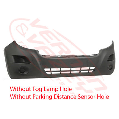 6057090-01 - FRONT BUMPER - W/O FOG HOLE, W/O PDS HOLE - RENAULT MASTER X62 2011 - ON