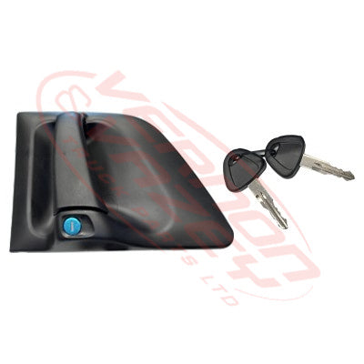 6594010-72 - DOOR HANDLE - OUTER - WITH KEY - R/H - SCANIA P/R TRUCK - 2009-