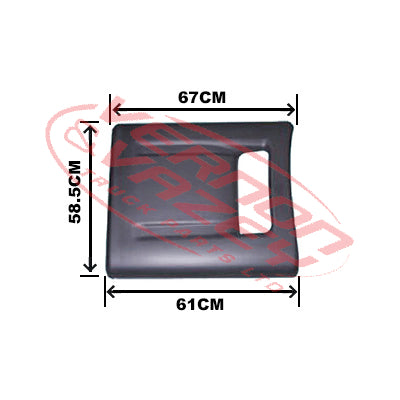 6592068-2 - MUFFLER COVER - SCANIA P/R TRUCK - 1997-