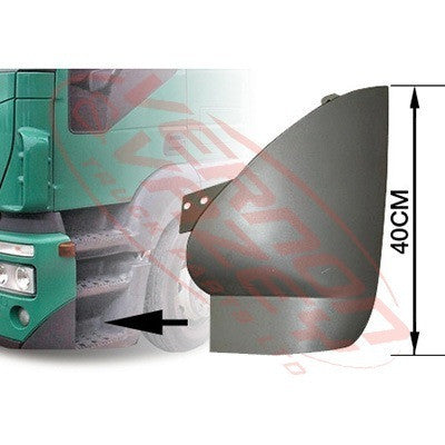 2090090-71 - FRONT BUMPER END SPOILER - L/H - 40cm HIGH - IVECO STRALIS