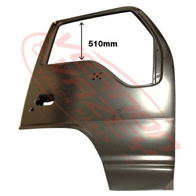 3097010-02 - FRONT DOOR SHELL - R/H - HI ROOF - AUST (HAS MIRROR HOLES) - ISUZU ELF NPR/NRR/NKR/NHR 1994-