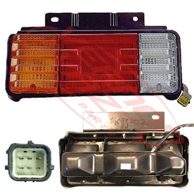 3486098-01 - REAR LAMP - L/H - W/REVERSE - MAZDA T3500/T4100 1989-