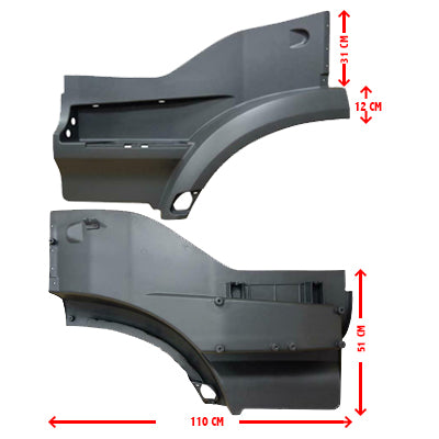 3575304-11 - STEP PANEL - UPPER - L/H - MERCEDES BENZ ACTROS - MP4