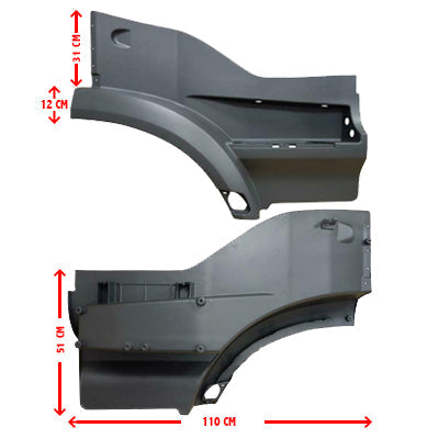 3575304-12 - STEP PANEL - UPPER - R/H - MERCEDES BENZ ACTROS - MP4