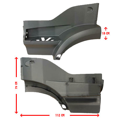 3575304-13 - STEP PANEL - UPPER - L/H - MERCEDES BENZ ACTROS - MP4
