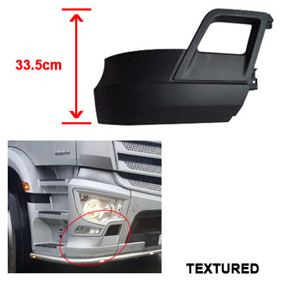 3575391-22 - FRONT BUMPER END - R/H (SUIT TEAR DROP HEADLAMP TYPE) - MERCEDES BENZ ACTROS - MP4 - MEGA / BIG / GIGA SPACE