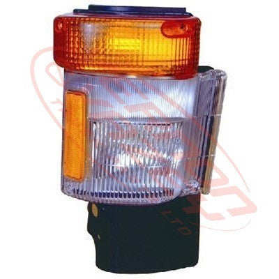 3780097-6 - CORNER LAMP - AMBER/CLEAR/AMBER - R/H - MITSUBISHI FP418/FT413/FT415 1984-96