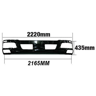3787190-11 - FRONT BUMPER - W/FOG LAMP - WIDE/DEEP - MITSUBISHI FIGHTER 2011- H/L IN BUMPER