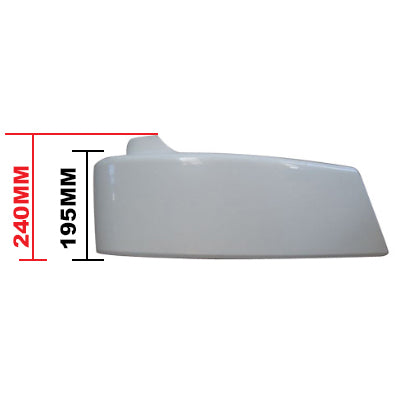 3787190-24 - FRONT BUMPER GARNISH - R/H - 240MM HIGH - MITSUBISHI FIGHTER 2006- H/L IN CORNER PANEL - FK