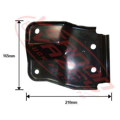3798290-72 - FRONT BUMPER IRON - RH - WIDE - MITSUBISHI CANTER FE 2011-