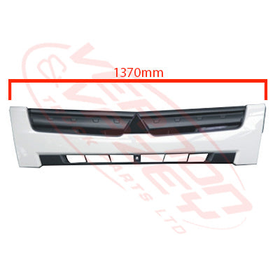 3798299-00 - GRILLE - WHITE/BLACK - WIDE - MITSUBISHI CANTER FE 2011-