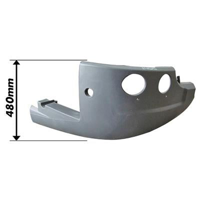 6594090-74 - FRONT BUMPER END - R/H - 480mm HIGH - SCANIA P/R TRUCK - 2009- LOW BUMPER - R CAB