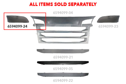 6594099-24 - GRILLE - UPPER - SIDE COVER - R/H - SCANIA P/R TRUCK - 2009-
