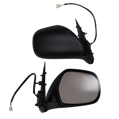8194116-96 - DOOR MIRROR - R/H - BLACK - ELECTRIC HORIZONTAL TYPE - 3 WIRE - TOYOTA HIACE 2014- F/LIFT LATE