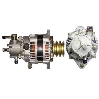 IS-ALT-4HF1-3 - ALTERNATOR - 24V - 50A TRIPLE PULLE - ISUZU 4HF1 WITH VACUUM PUMP