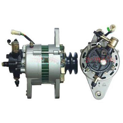 NS-ALT-PE6A - ALTERNATOR - 24V - 50A - NISSAN PE6A - 3 PIN ROUND PLUG, WITH VACUUM PUMP