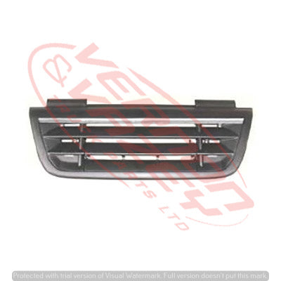 1010099-01 - GRILLE - LOWER - W/MOULDING (FITS IN BETWEEN HEADLAMPS) - DAF CF85