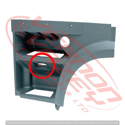 1020004-23 - STEP PANEL - L/H - UPPER - SQUARE CUT OUT - DAF XF95