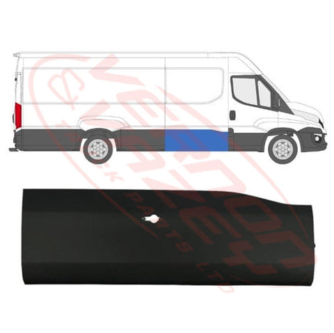 20811PS-10 - PROTECTIVE STRIP - SLIDING DOOR LOWER - R/H - IVECO DAILY 2014-