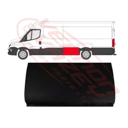 20811PS-11 - PROTECTIVE STRIP - FRONT OF REAR WHEEL - L/H - IVECO DAILY 2014-