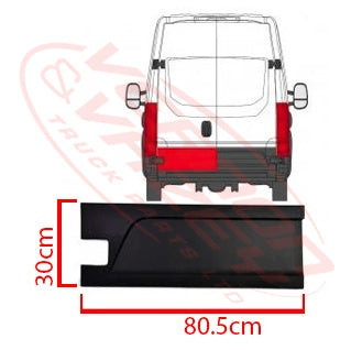 20811PS-01 - PROTECTIVE STRIP - REAR DOOR - L/H - IVECO DAILY 2014-