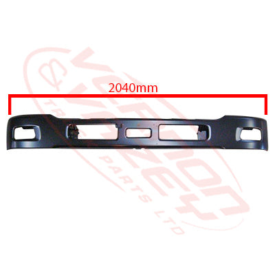 3092090-15 - FRONT BUMPER - NARROW CAB - 260mm DEEP - ISUZU FTS/FSR/FTR  2008- - H/L IN CORNER PANEL
