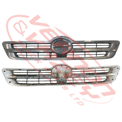 3191099-0C - GRILLE - WIDE - W/O HINO MARK - CHROME - HINO RANGER PRO 500 FC/FD/FG/FM 2002-