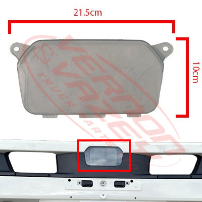 3192090-87 - FRONT BUMPER CENTER - GARNISH INSERT - CLEAR - HINO RANGER 500 2015- FC, FD, FE