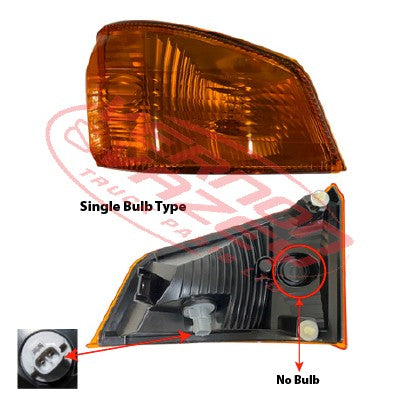 3192097-02 - CORNER LAMP - R/H - 1 BULB TYPE - HINO RANGER 500 2017- FG, FL, FM, GH