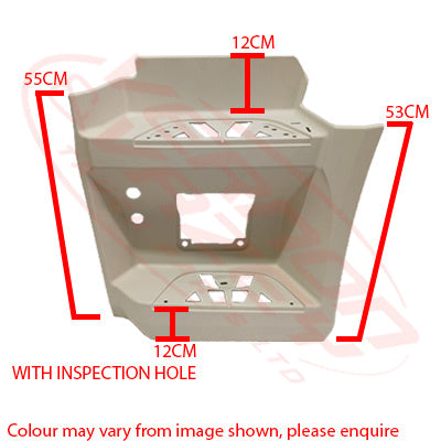 3575304-21 - STEP PANEL - LOWER & MIDDLE - L/H - 53CM HIGH - MERCEDES BENZ ACTROS - MP4 - CLASSIC/STREAM SPACE