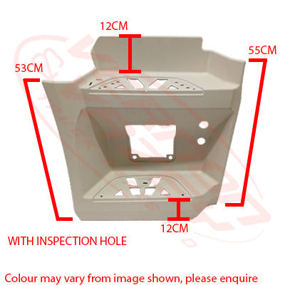 3575304-22 - STEP PANEL - LOWER & MIDDLE - R/H - 53CM HIGH - MERCEDES BENZ ACTROS - MP4 - CLASSIC/STREAM SPACE