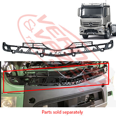3575399-30 - FRONT GRILLE INNER FRAME - MERCEDES BENZ ACTROS - MP4 - CLASSIC/STREAM SPACE - LOW CAB