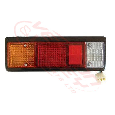 3795098-1 - REAR LAMP - L/H - WITH BLACK SURROUND (SKINNKY LENS) - MITS CANTER FE444/FK330/FE335 84-94