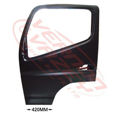 3798110-05 - FRONT DOOR ASSY - L/H - W/MIRROR ARM HOLE - W/CAB - MITSUBISHI CANTER FE8 2005-