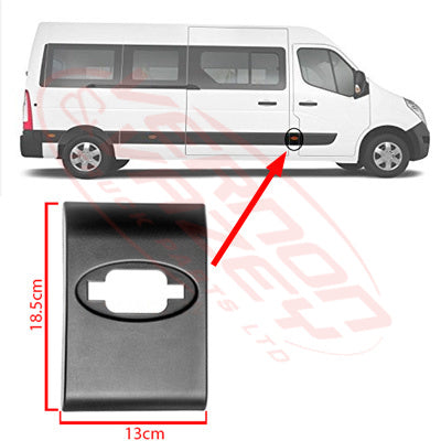 60570PS-20 - PROTECTIVE STRIP - FRONT DOOR TRIM - L=R - RENAULT MASTER X62 2011 - ON