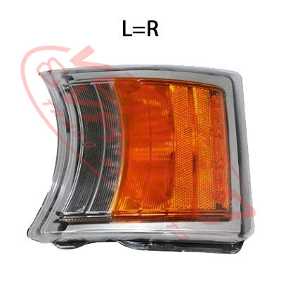 6593097-10 - CORNER LAMP - L=R - AMBER - LED - DRL - 2014-16 - SCANIA P/R TRUCK - 2014-