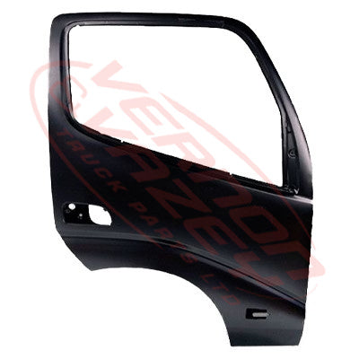 8187010-14 - FRONT DOOR - R/H - W/MIRROR & SIDE LAMP HOLES - W/O REFLECTOR HOLE - TOYOTA DYNA XZU3 / XZU4 2000-