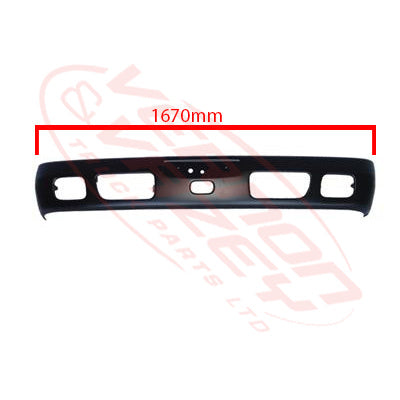 8187090-0 - FRONT BUMPER - NARROW - STEEL 1680 X 260MM - TOYOTA DYNA XZU3 / XZU4 2000-