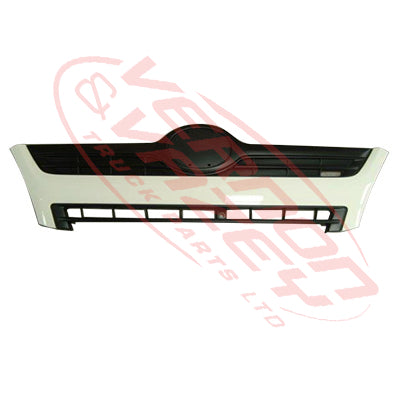 8187299-03 - GRILLE - WIDE - WHITE WITH BLACK TRIM - TOYOTA DYNA / HINO DUTRO 2011- 2017