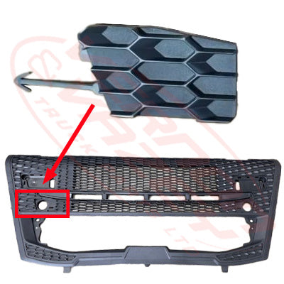 9014120-34 - FRONT PANEL GRILLE - LOWER GARNISH - R/H - VOLVO FM 2020-