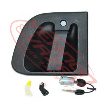 9017010-11 - FRONT DOOR HANDLE - L/H - OUTER - WITH LOCK AND KEYS - VOLVO FE/FL 2006-