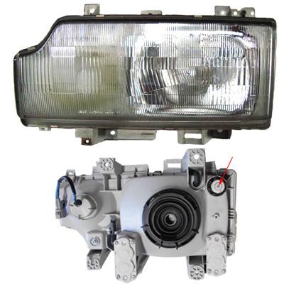 1688094-21 - HEADLAMP - L/H - W/CUT OUT - 1996- - NISSAN CK450/CW520/CK520 1996-