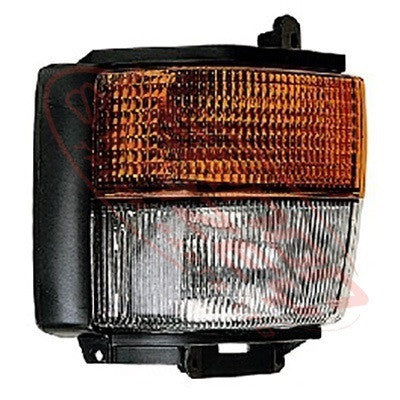 1688097-2 - CORNER LAMP - R/H - AMBER/CLEAR - W/PLASTIC TRIM - NISSAN CK450/CW520/CK520 1992-2002