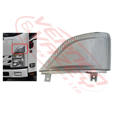 3097297-09 - CORNER LAMP GARNISH - L/H - ISUZU NKR/NPR 2021- ON